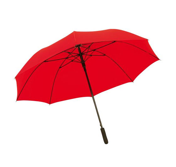 czerwony parasol wiatroodporny automatyczny