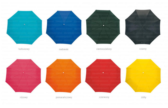 parasol rozne kolory czaszy